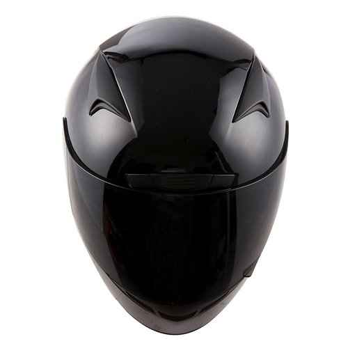 1STORM Motorcycle Bike Full FACE Helmet Booster Glossy Black Smoked Shield