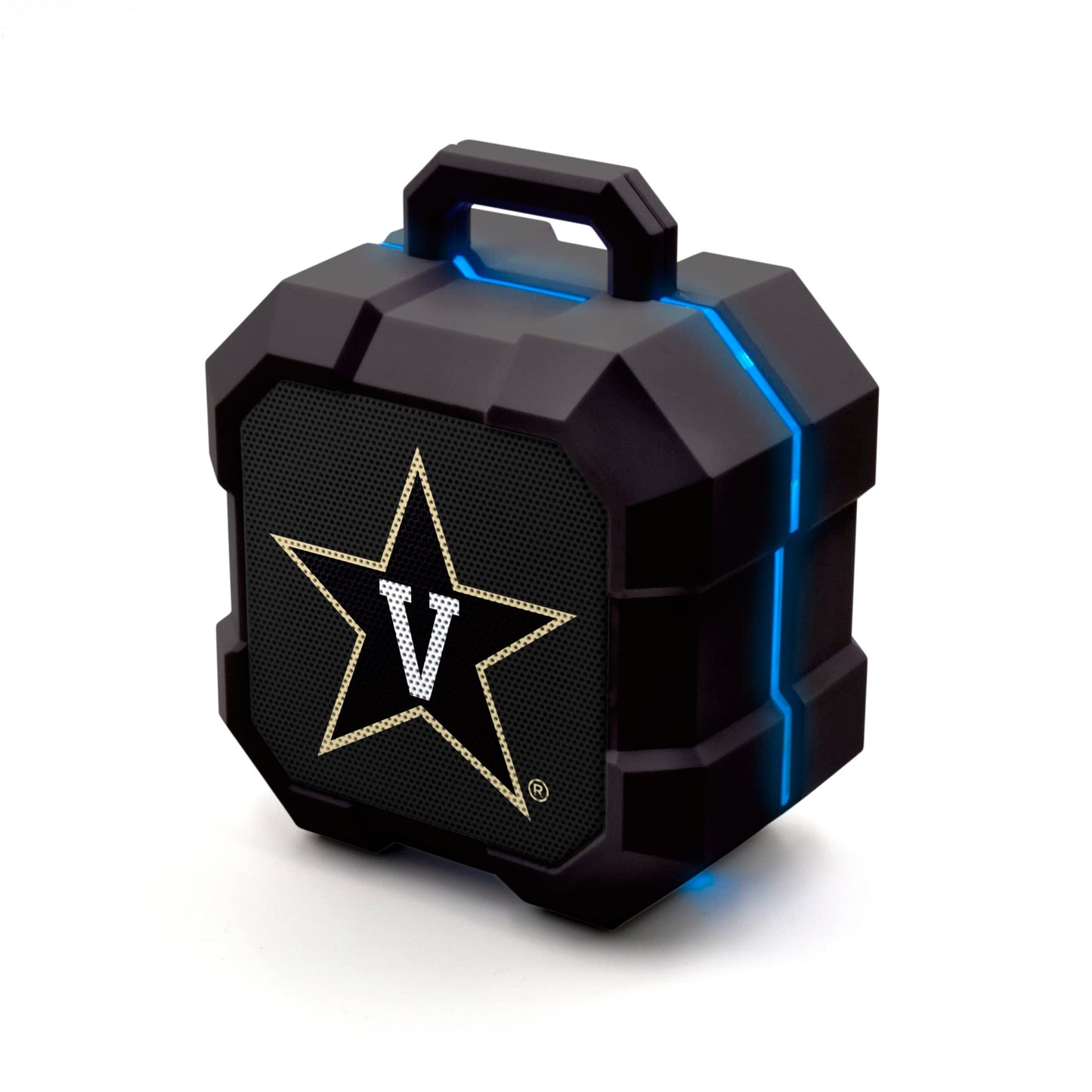 SOAR NCAA Shockbox LED Wireless Bluetooth Speaker, Vanderbilt Commodores