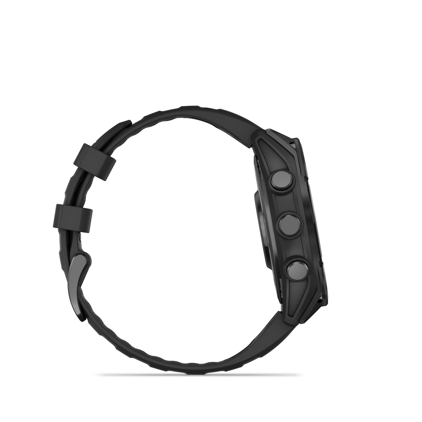 Wearable4U Garmin Fenix 8 - 47 Mm, Amoled Multisport Gps Smartwatch, Slate Gray With Black Silicone Band, Built-In Led Flashligh