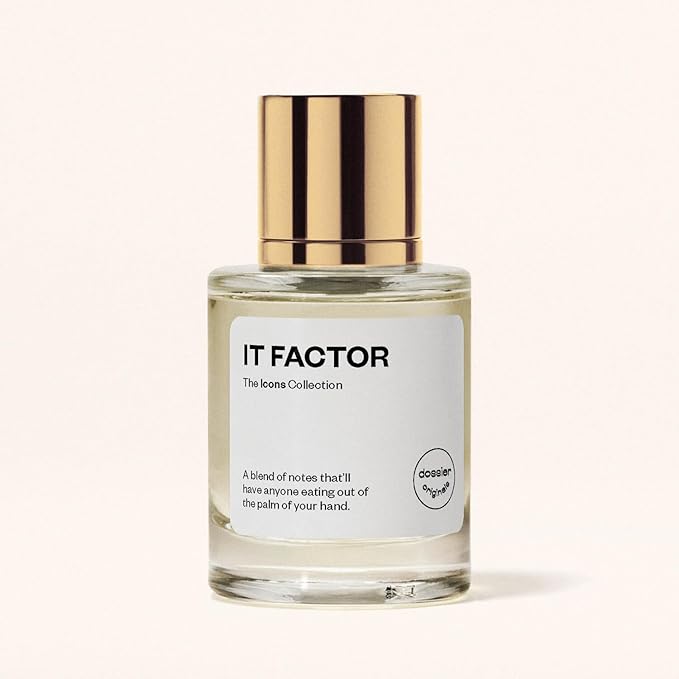 Dossier Originals - IT FACTOR - Eau de Parfum - 50 ML - For Women Men Unisex - Long-lasting Perfume Crafted in France - Vegan - Pure Infused - Perfume Spray
