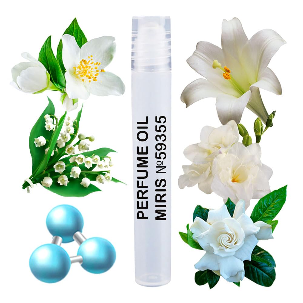 MIRIS No. 59355, Inspired by Lucky, Long-Lasting Unisex Perfume Oil for Women & Men Roll-On, Rollerball 0.34 Fl Oz / 10 ml