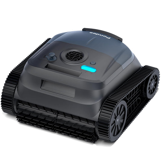 Pondee X5 Robotic Pool Vacuum for Inground Pools, Cordless Cleaner w/Smart Navigation, 4 Cleaning Modes, 180-Min Runtime, 5550 GPH Suction, Covers up to 3,229 sq.ft, Wall & Waterline