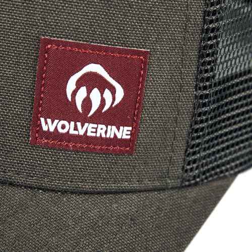 Wolverine Trucker Hat | Mesh Back | Snapback | Adjustable | Rugged | Durable | Workwear