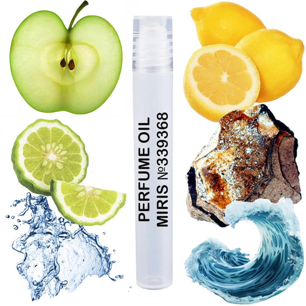 MIRIS No. 339368, Inspired by Aqva Homme Atlantiqve, Long-Lasting Perfume Oil for Men Roll-On, Rollerball 0.34 Fl Oz / 10 ml