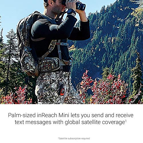 Garmin inReach Mini, Lightweight and Compact Handheld Satellite Communicator, Orange (Renewed)