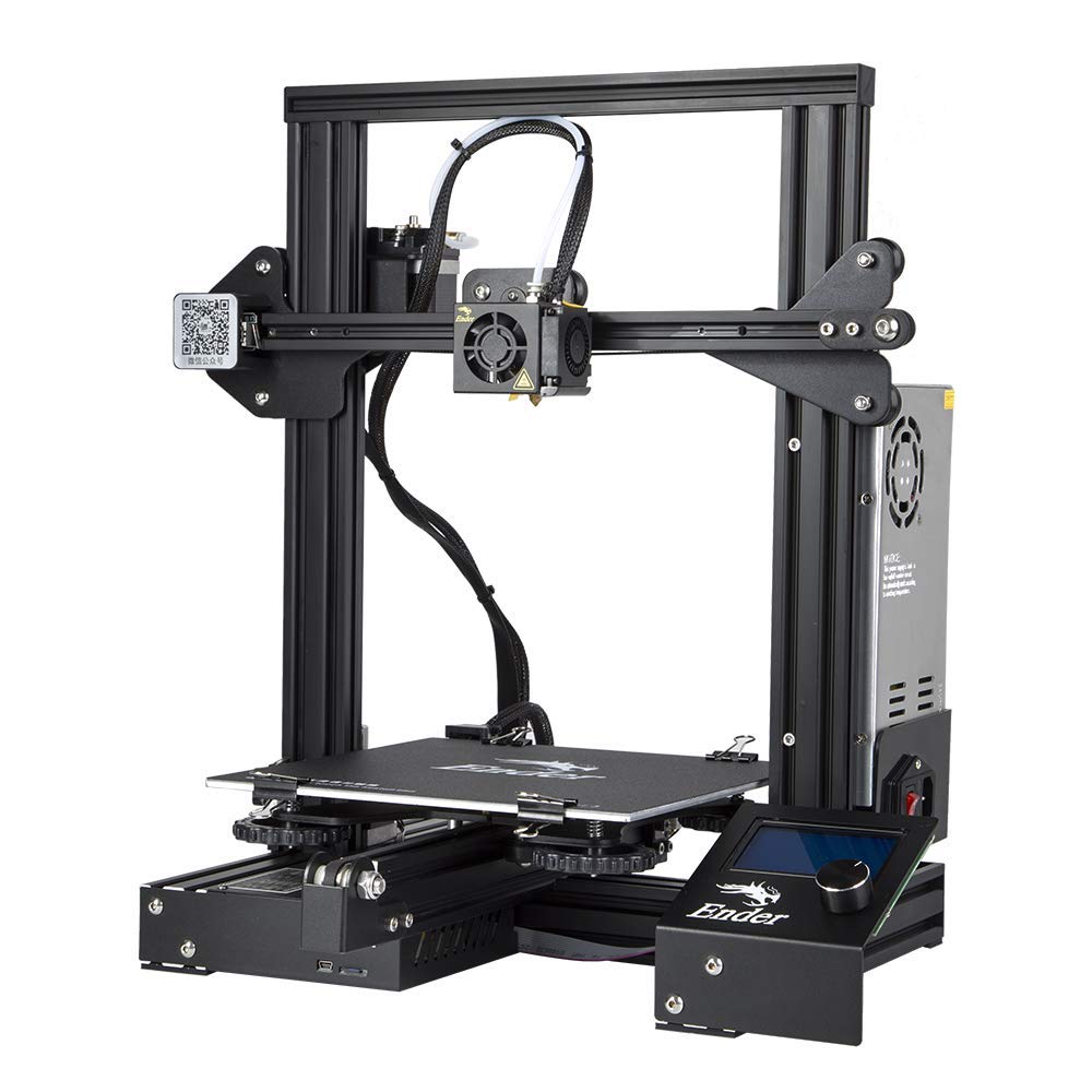 Creality Ender 3 Series Printer with Direct Drive Extruder, CR Touch Auto Bed Leveling, Dual Z-Axis for Smooth Printing, Silent Motherboard, 220×220×270mm Build Volume (Ender 3)
