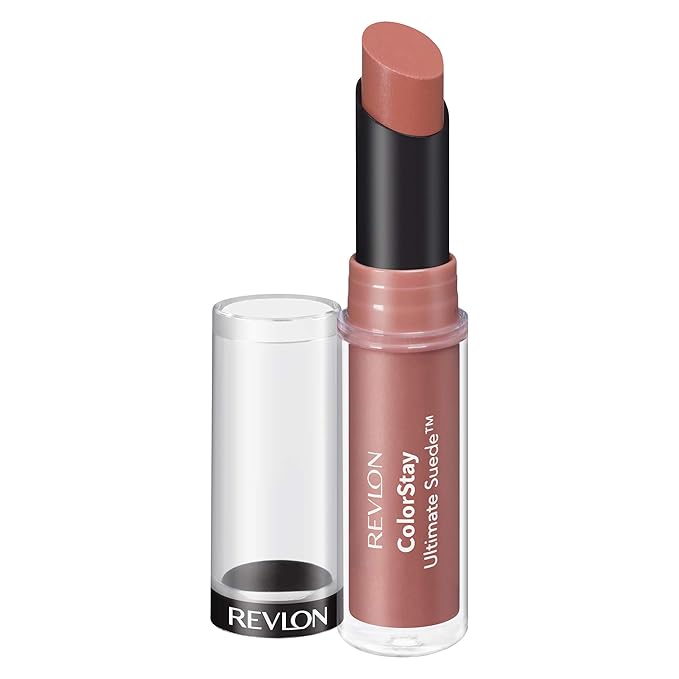 REVLON ColorStay Ultimate Suede Lipstick, Longwear Soft, Ultra-Hydrating High-Impact Lip Color, Formulated with Vitamin E, Influencer (099), 0.09 oz