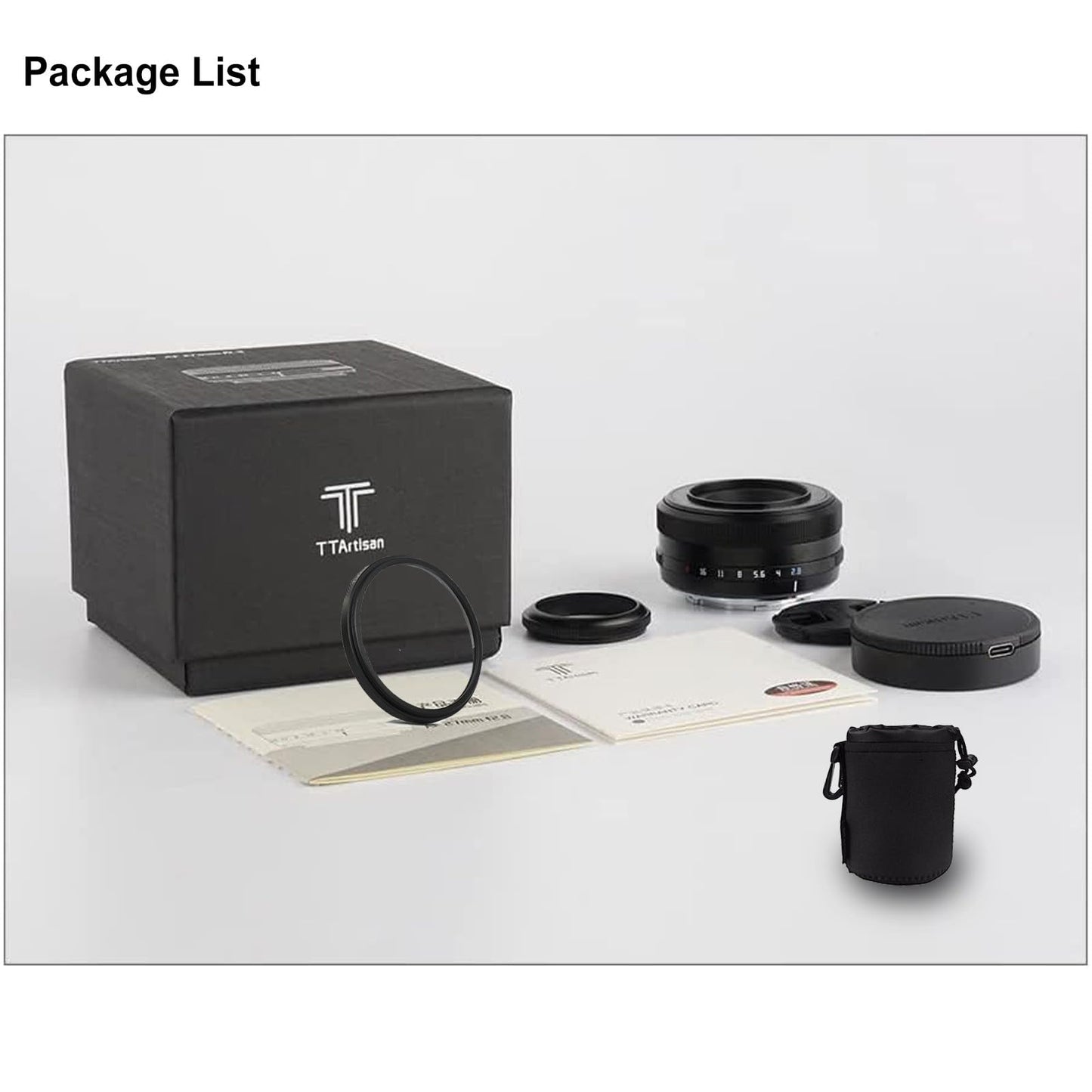 TTArtisan AF 27mm F2.8 f/2.8 XF-Mount APS-C Auto Focus STM Lens for Fujifilm Fuji X-Mount Cameras X-T10 X-T2 X-T20 X-T30 X-T3 X-T4 X-T5 X-T100 X-T200 X-T30 X-PR01 X-PR02 X-PR03 X-E4 -Black