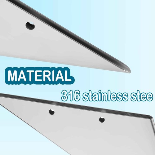 27061 Skeg Guard Protector Safe-Skeg/Stainless Steel Replacement Skeg for Mariner 150-175-200-225-250-275-300 Optimax 2005- Present Mercury 135-150-175 2 Stroke 1987-Present（27061）