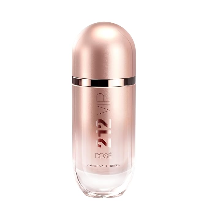 Carolina Herrera 212 Vip Rose Fragrance For Women - Notes Of Bubbly Rosé - Seductive Peach Blossom - Fresh, Elegant And Dynamic - Day And Night Wear - Sensual And Feminine Scent - Edp Spray - 2.7 Oz