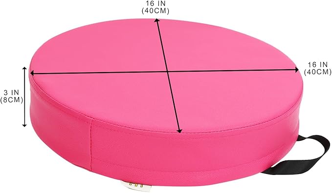 M Mute Touch 6 Pcs Flexible Floor Cushion for Classroom, Floor Cushions Easy to Clean and Carry,16''x16''x2'' Soft Cushion for Learning Sitting Daycare School Chair Yoga and Meditation (PU Leather)