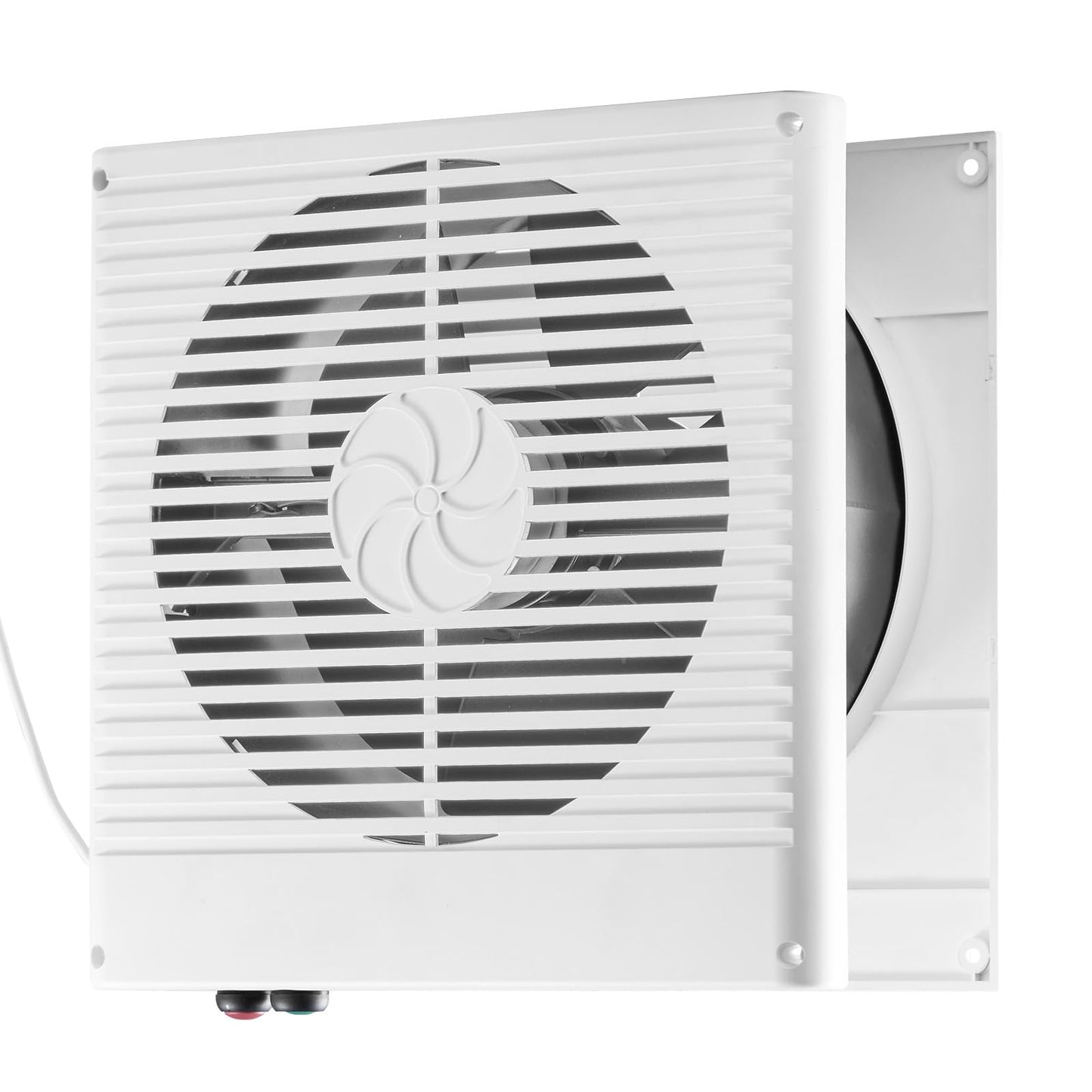 Vevor Room To Room Fan, Two-Way Airflow Through-The-Wall Fan 8 With Temperature Control, 180 Cfm Ventilation Quiet In-Wall Exhau