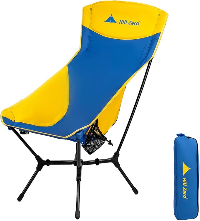 Hill Zero Nimbus Oversized Camping Chair,Camping Chairs High Back, Packable, Portable, Camping, Hiking, Travel,441 lbs Cap...