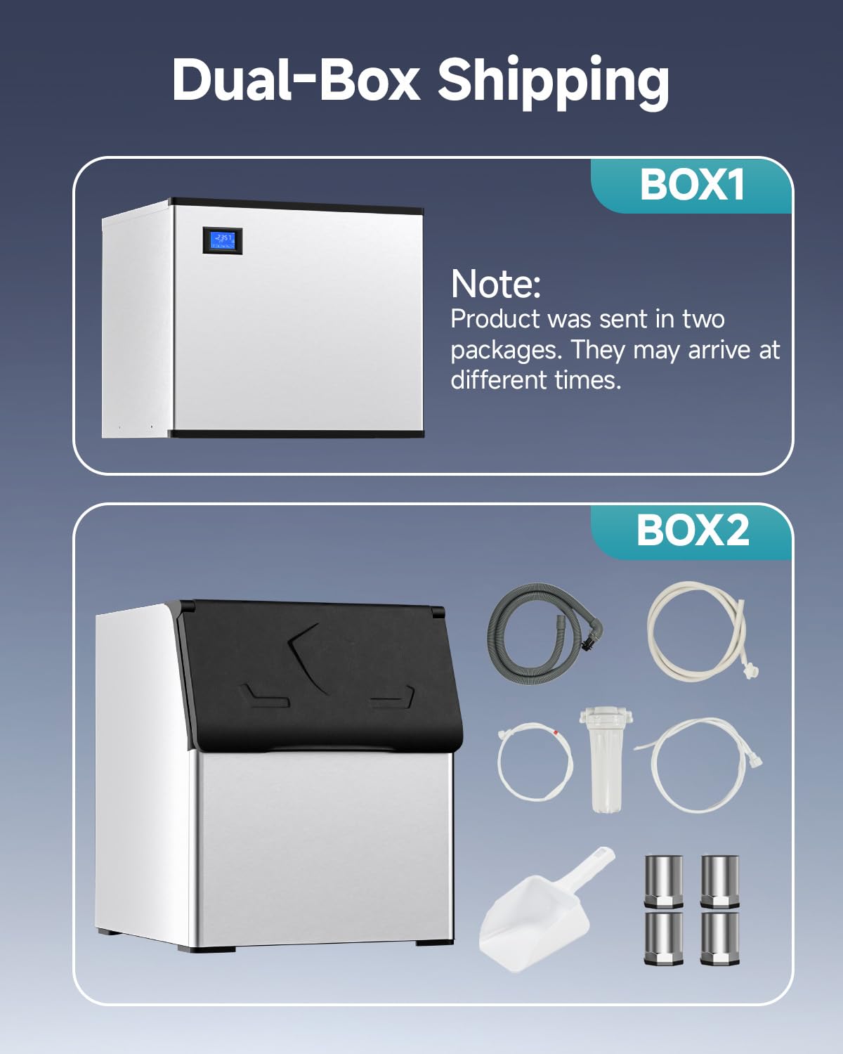 EUHOMY Commercial Ice Maker Machine,800lbs/24H,Industrial Ice Machine with 300lbs Storage Bin,Ice Ready in 10-15 Mins,SECOP Compressor&ETL,Stainless Steel Ice Maker for Bar/Cafe/Restaurant/Business