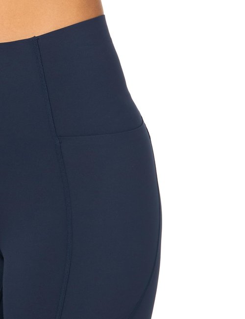 Sweaty Betty Women's Power High Waist 7/8 Ultra Sculpt Workout Legging, Coralpink Navyblue, X-Small