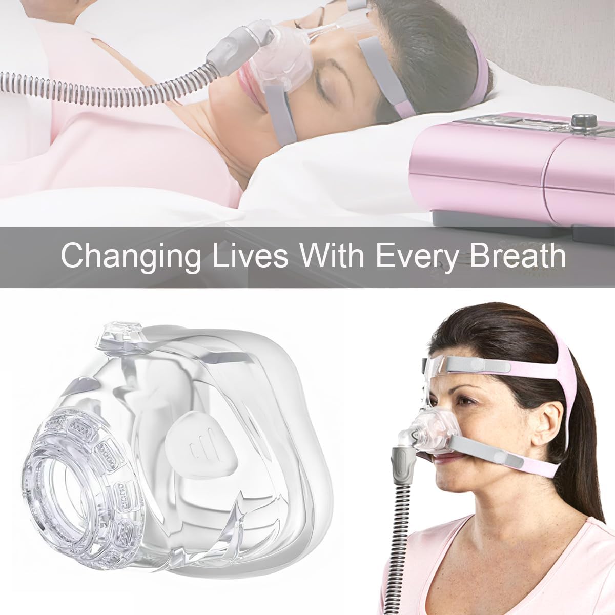 Replacement Frame Nasal Cushion for ResMed Mirage FX, Dual-Wall Spring Air Cushion, Replacement CPAP Nasal Mask Cushion Accessories Fit for Mirage FX Nasal Guard Nasal Mask Frame Headgear (Standard)