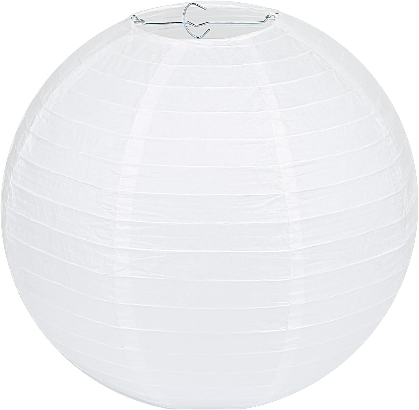 LIHAO 16 Inch White Round Paper Lanterns (10 Pack)
