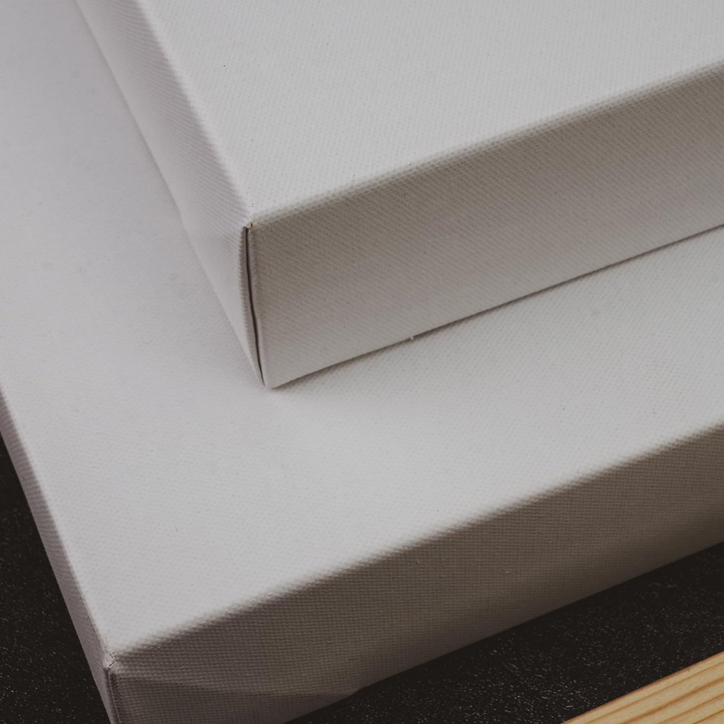 PHOENIX 30x40 Inch Museum Canvas - 2 3/8 Inch Thick Porfile Deep Large Stretched Canvas for Painting 1 Pack 100% Cotton 11 Oz. Gesso Primed White Blank Professional Canvas Oil & Acrylic Paints