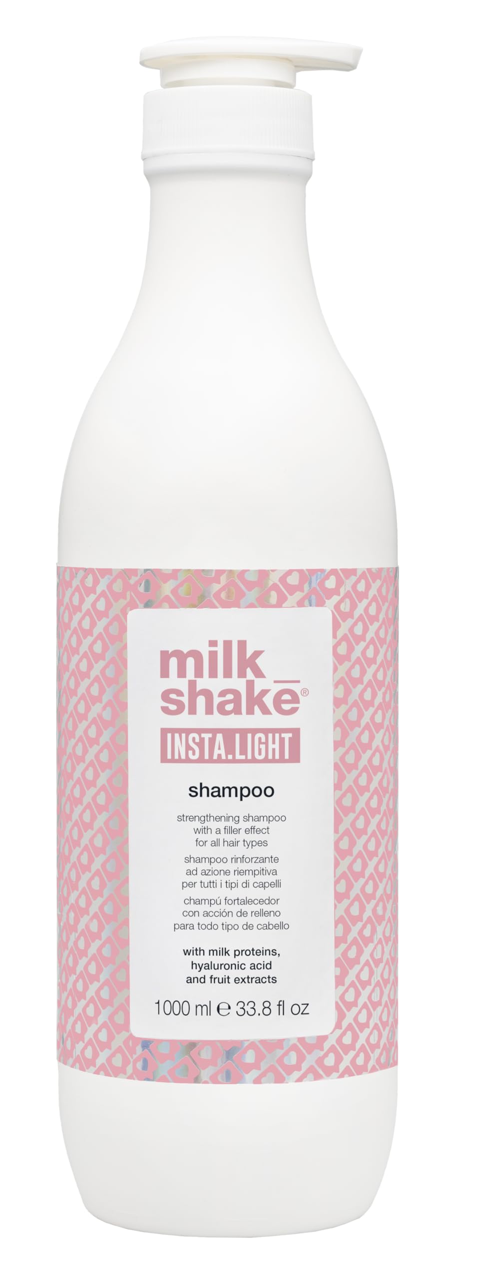milk_shake insta.light shampoo | ultra-lightweight cleanser with milk proteins and fruit extracts for soft, radiant, glass-like