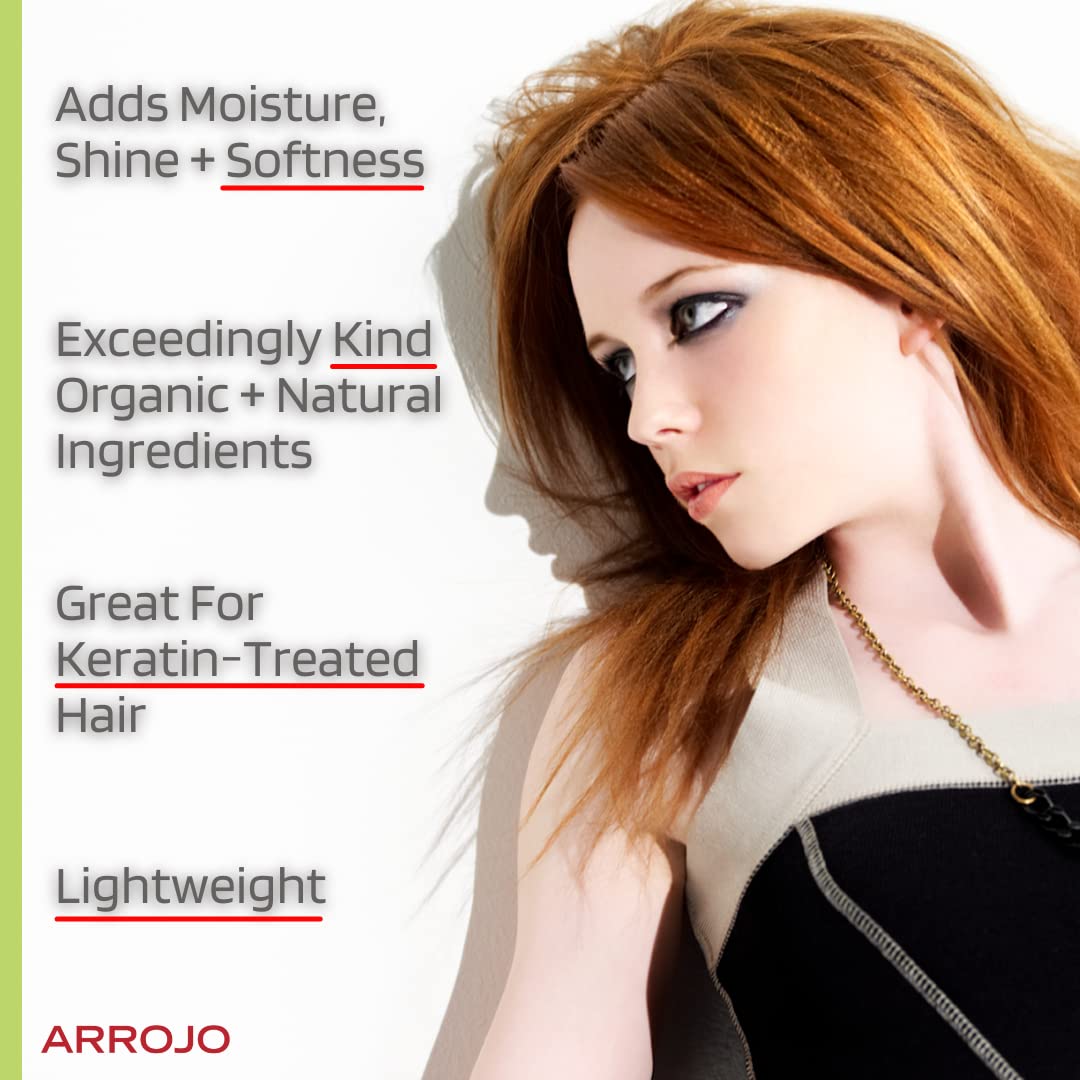 Arrojo Gentle Hair Conditioner - Gentle Conditioner to Add Luster, Shine & Moisture – Paraben & Sulfate Free Conditioner w/ Vitamin B5, Avocado Oil - Lightly Scented Cleansing Conditioner
