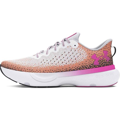 Under Armour Women's Infinite, (100) White/Anthracite/Retro Green, 10, US