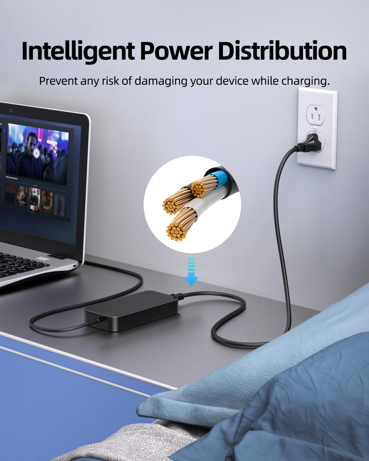 120W Charger Fit for Inogen One G5 G4 G3 G2 G1, Compatible with BA-503/301/302/303, 10 Ft Long Power Supply Cord for Oxygen Concentrator – Stable & Efficient