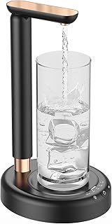 Desktop Water Dispenser Pump for 5 Gallon Bottle, SPOVEN 5 Gallon Water Jug Dispenser with Adjustable Height Design, Porta...