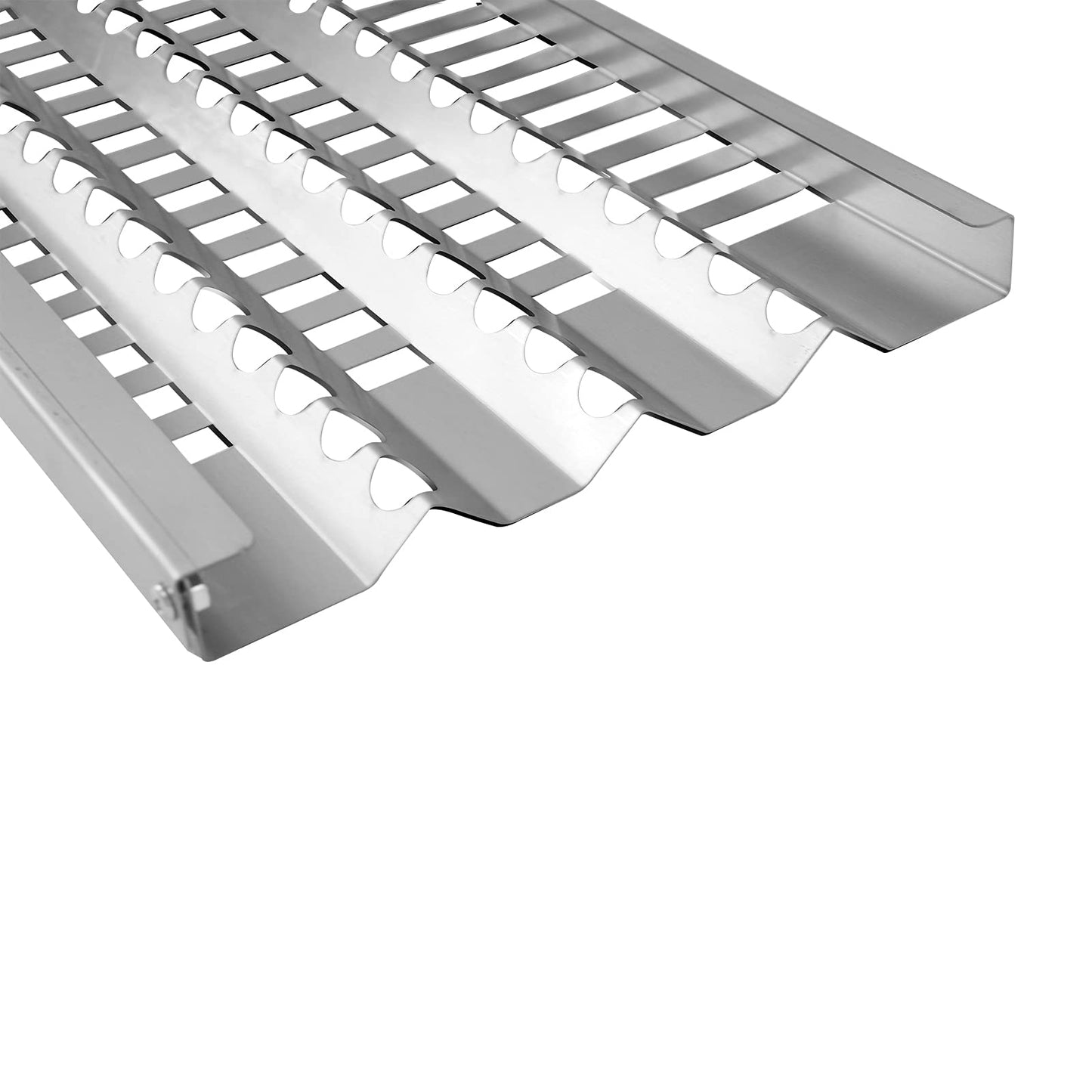 Kalomo Grill Burners Radiant Tray Ceramic Rods for DCS Grill 27DBQR, DCS 36 BGB36-BQARL, DCS 48 BGB48-BQARL, DCS 30 BGB30-BQR-L, 18" Stainless Steel Heat Plates Shield Cook Grill Replacement Parts