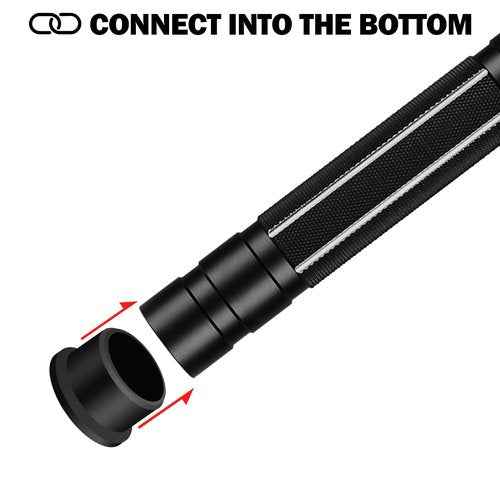 aiGear CNC Machined Walking Stick and Anti Skid Rubber Tip 8 Pack