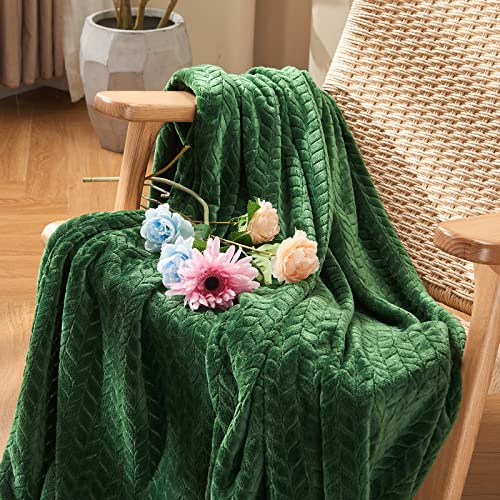 Inhand Fleece Throw Blanket, Super Soft Flannel Cozy for Adults, Washable Lightweight for Couch, Sofa, Bed, Office, Warm P...
