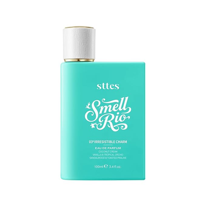 Sttes Perfume 03# (Original 309) Perfume for Women – Long-Lasting Hair Coconut, Vanilla & Toasted Praline Notes – Sweet Scentual Fragrance Eau de Parfum 100ml (3.4 fl oz) – Irresistible Charm