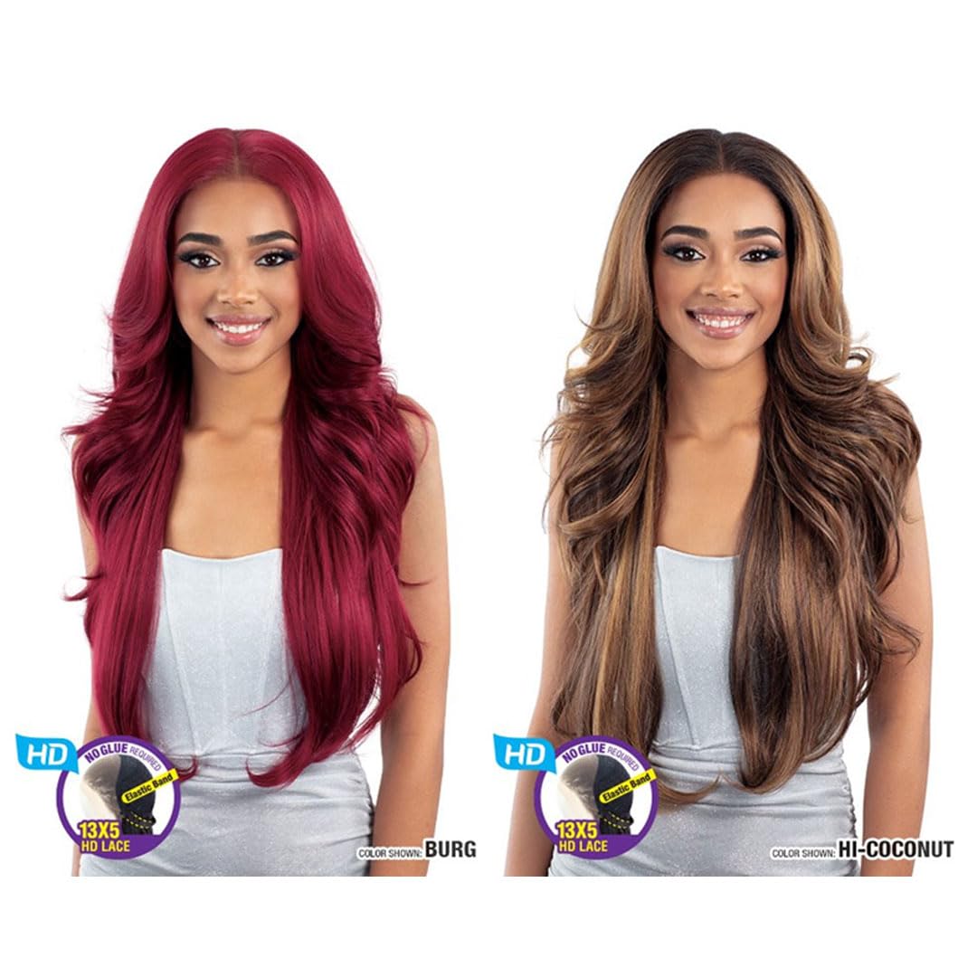 Shake-N-Go Snatched Glueless Lace Synthetic Wig - Odelia (HI-COCONUT)
