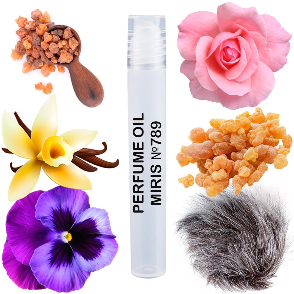 MIRIS No. 789, Inspired by Flower, Long-Lasting Perfume Oil for Women Roll-On, Rollerball 0.34 Fl Oz / 10 ml