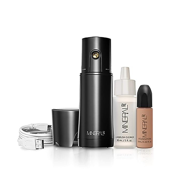 Mineral Air Complexion Starter Kit | Flawless Mineral Foundation Application (Sienna)