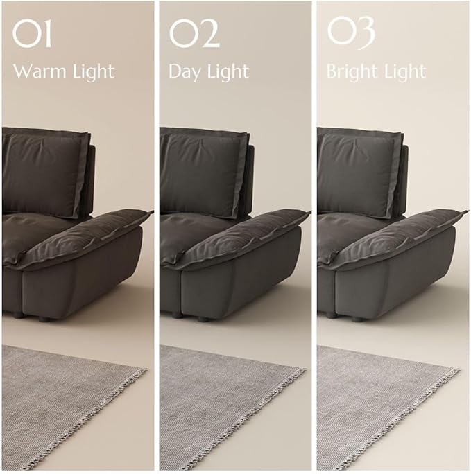 POVISON Oversized Modular Sectional Sailboat Sofa for Living Room with Adjustable Backrest Sectional Couches Large Deep Sofa Set 4 Seats Big Comfy Cloud Couch for House Office
