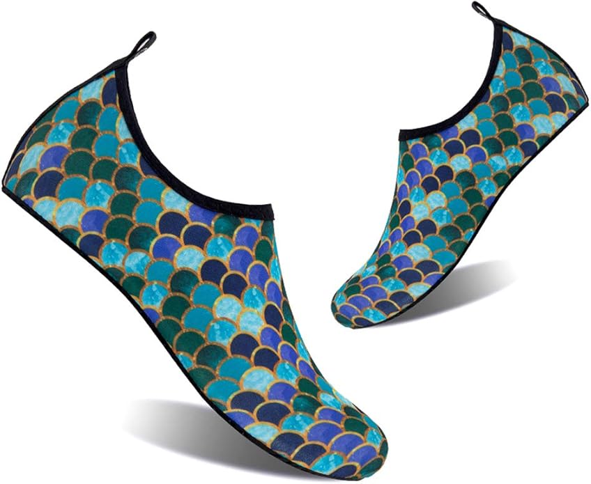 YALOX Water Shoes Women's Men's Outdoor Beach Swimming Aqua Socks Quick-Dry Barefoot Shoes Surfing Yoga Pool Exercise