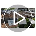 HLPB Folding Table - 2 Pcs, 6 ft Portable Camping Table with Handle and Safety Locks, Foldable Plastic Dining Table for In...