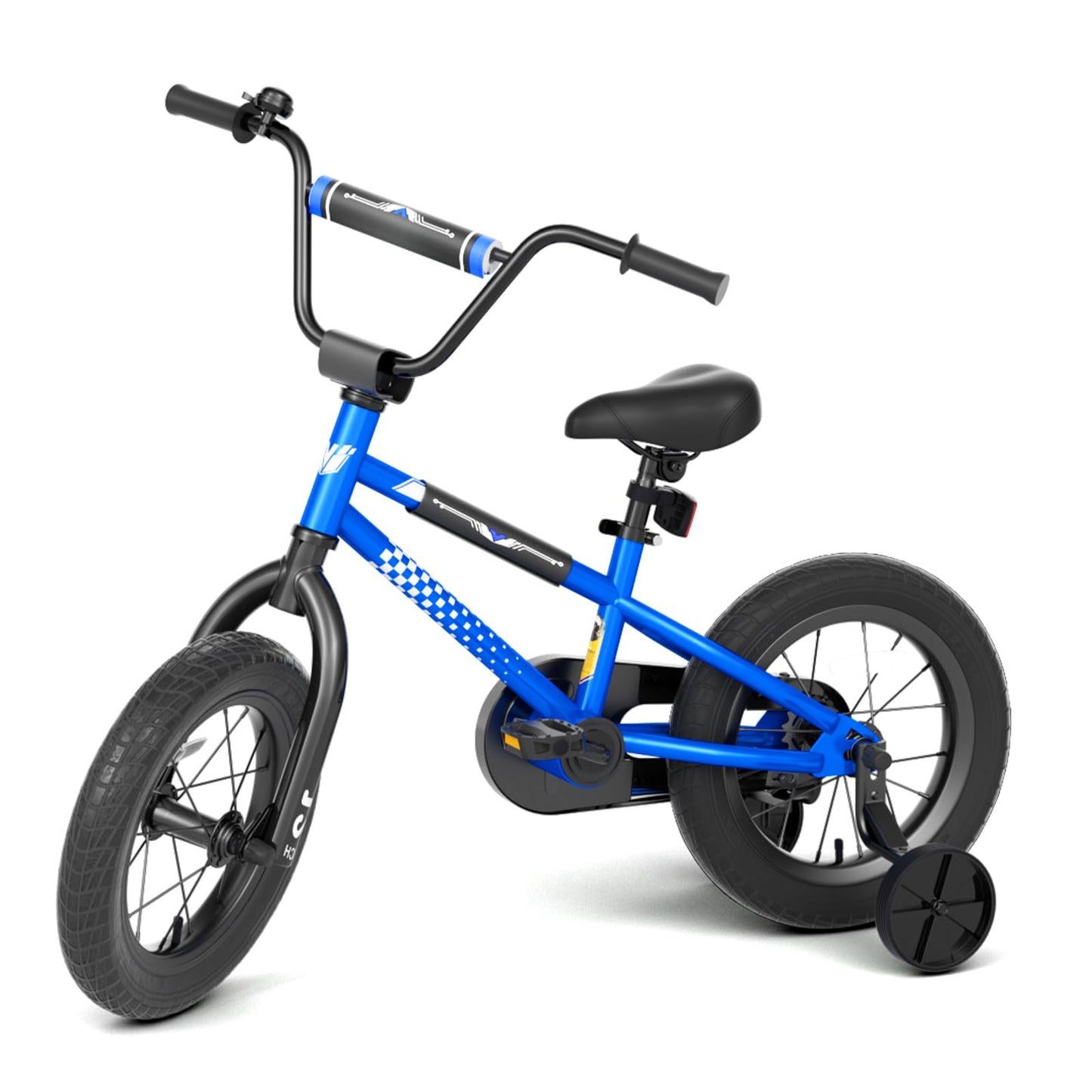 KORIMEFA Toddler Bicycle Kids 12 14 16 inch Bike with Traning Wheel Boys for 1-8 Ages Girls BMX Style Cycle, Coaster Brake, Durable Design, Rider Height 32-50 Inch