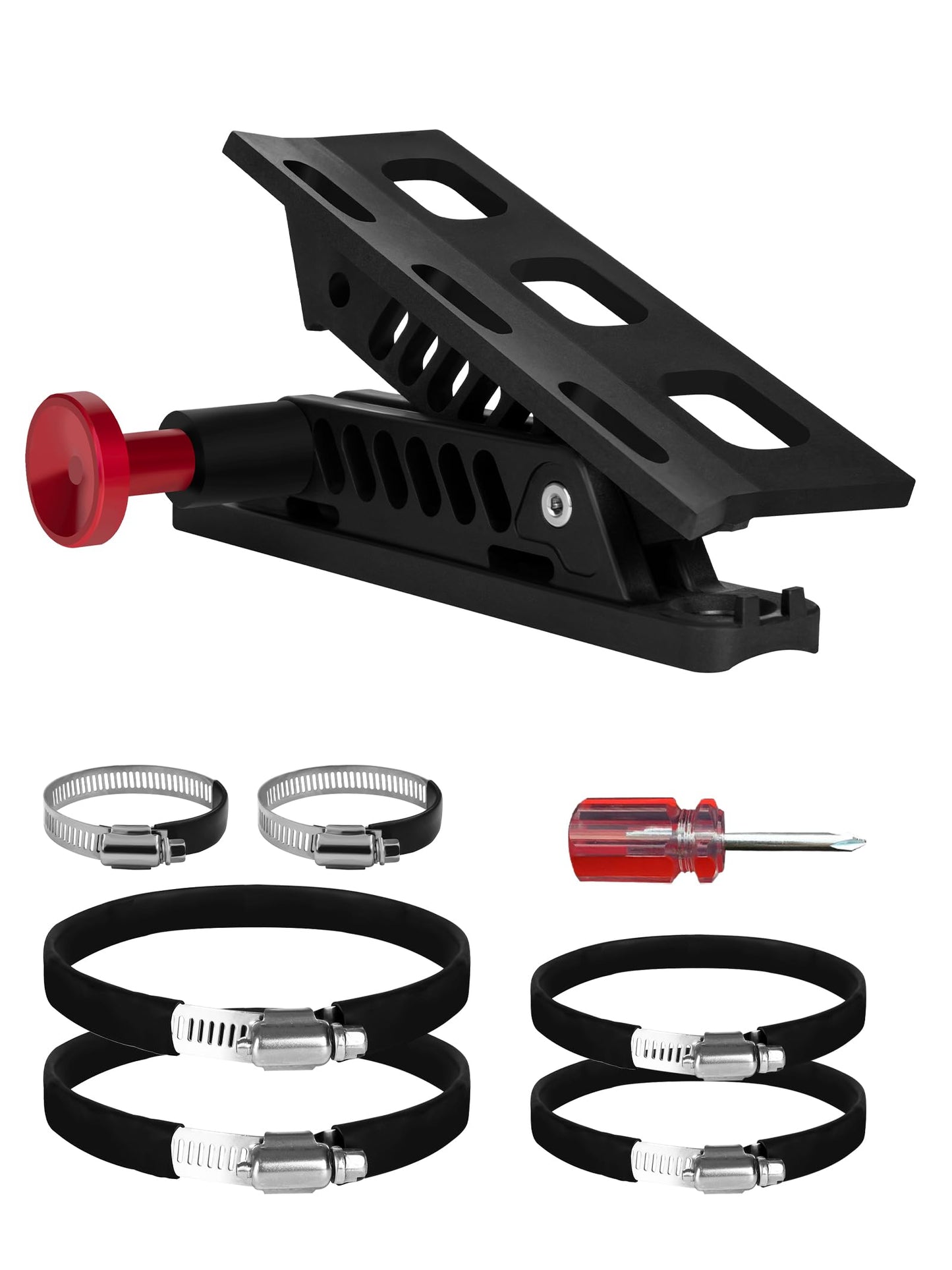 NILKATSS 2 Pieces Universal Fire Extinguisher Mounts for Vehicle, Adjustable Roll Bar Fire Extinguisher Mount Holders Kit, Compatible with Jeep Wrangler JLJLU JK TJ UTV Cam-Am X3 Ranger Polaris RZR