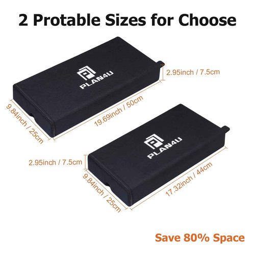 Plan4U Hip Thrust Back Pad for Squat Rack & Olympic Barbell Bar, Bench Press Back Pad, Versatile Space-Saving Workout Tilt-pad for Hip Thrust, Split Squat, Elevated Push-ups Glute Bridge Large