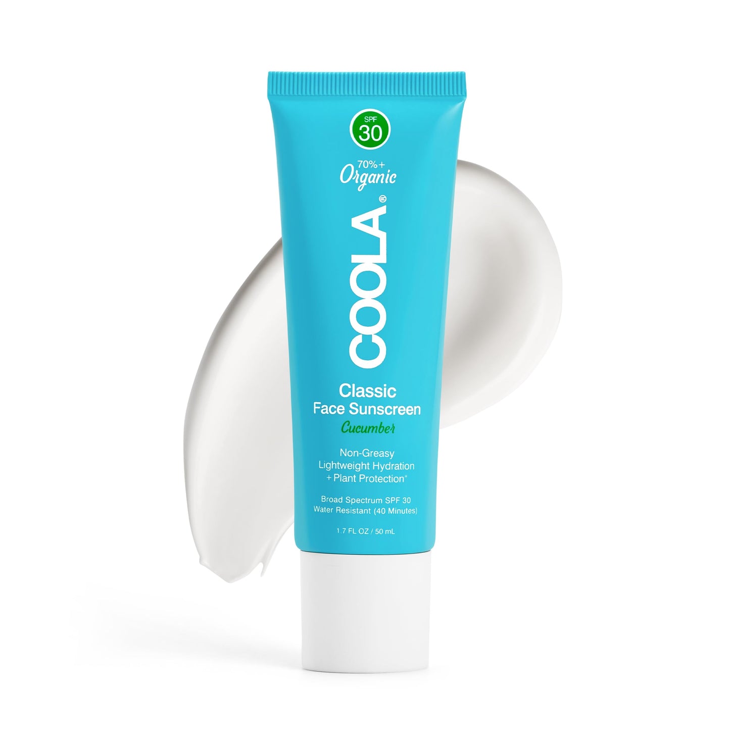 COOLA Organic Face Sunscreen SPF 30 Sunblock Lotion, Dermatologist Tested Skin Care for Daily Protection, Vegan and Gluten Free,