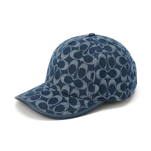 Coach Women's Signature C Denim Baseball HAT, XS/S