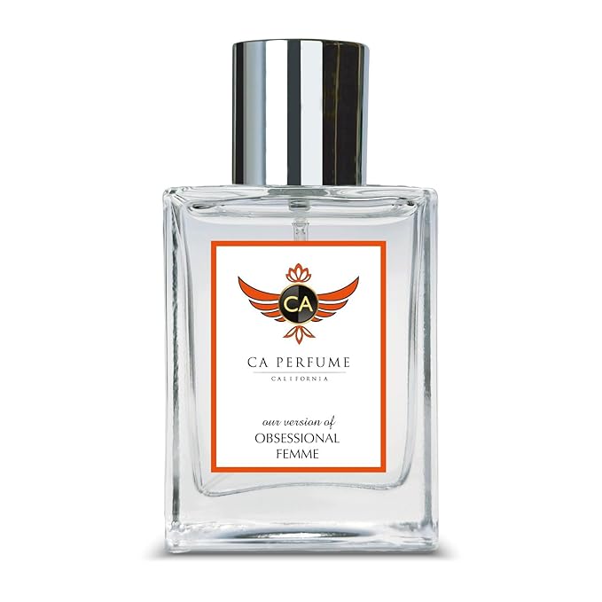 CA Perfume Impression of Obsessional Femme for Women Amber Spicy Fragrance Long Lasting Perfumes for Women Eau De Parfum 1.7 Fl Oz 50ml