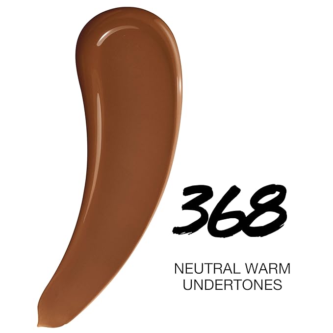 Maybelline Super Stay Lumi-Matte Foundation, Lightweight and Buildable Full Coverage Foundation Makeup For Up To 30HR Wear, 368, 1 Count