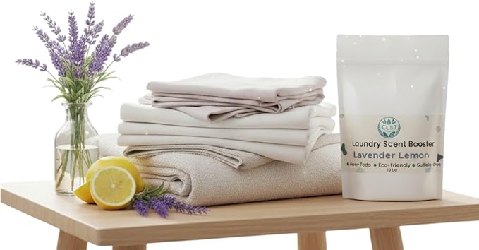 Plant-Based Laundry Scent Booster (Powder) - Lavender Lemon | Fast-Dissolving, No Residue | Natural, Calming, Long-Lasting Fresh Scent | Eco-Friendly, Dye-Free Powder | HE Safe, 16 Oz