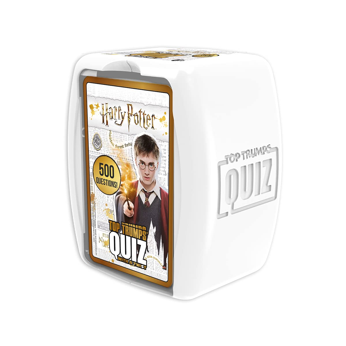 Top Trumps Quiz Harry Potter Game, 500 Questions to Test Your Knowledge and Memory in The World of Hogwarts, Spells, Witches & Wizards and Lord Voldemort, Gift and Toy for Ages 8 Plus