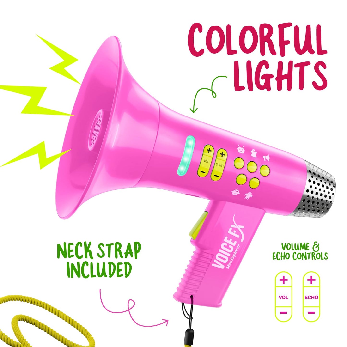 Mini Explorer Voice Changer for Girls - Kids Gifts for Kids Ages 3 4 5 6 7 8 Year Old Girl Birthday Gifts - Gifts for 4 Year Old Girl - Toddler Toys - Gift Ideas - Toys for Age 4-5 5-7 6-8 Years