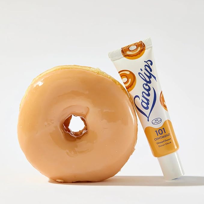 Lanolips Glazed Donut & Raspberry Shortcake Ointments Duo – Glazed Donut (0.52 oz) & Raspberry Shortcake (0.52 oz) for Ultra‑Hydrated, Flavorful Lips & Skin Rescue