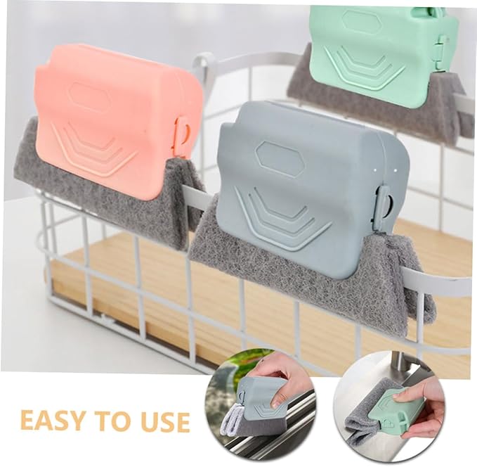 Angoily 3pcs Window Groove Cleaning Brush Set with Flexible Soft Bristles for Precision Cleaning of Narrow Gaps Crevices and Sliding Door Tracks Multipurpose Household Scrubber Tool for