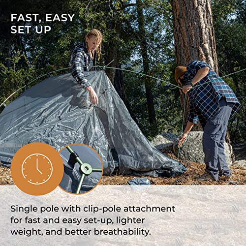 Hyke & Byke Zion Hiking & Backpacking Tent - 3 Season Ultralight, Waterproof Tent for Camping w/Rain Fly and Footprint - 1...